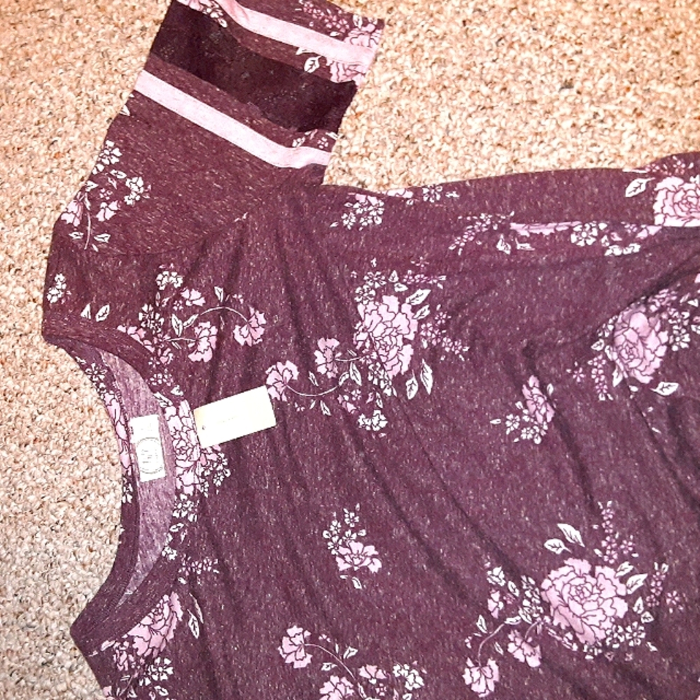 Beautiful purple floral shirt